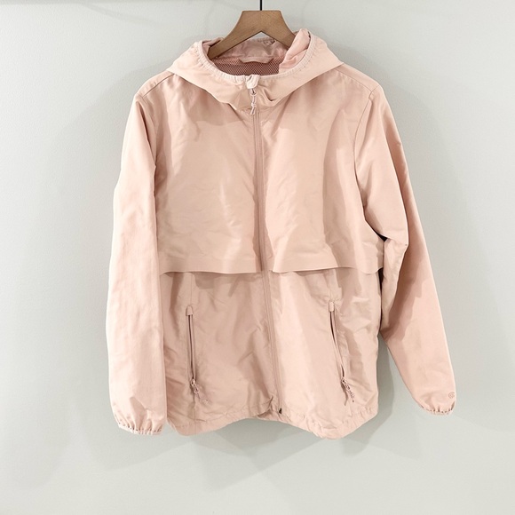 Champion Women’s Full Zip Hooded Rain Jacket Pink Size XL - Picture 1 of 5